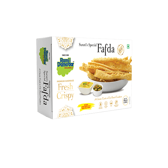 Fafda with Chutney & Marcha